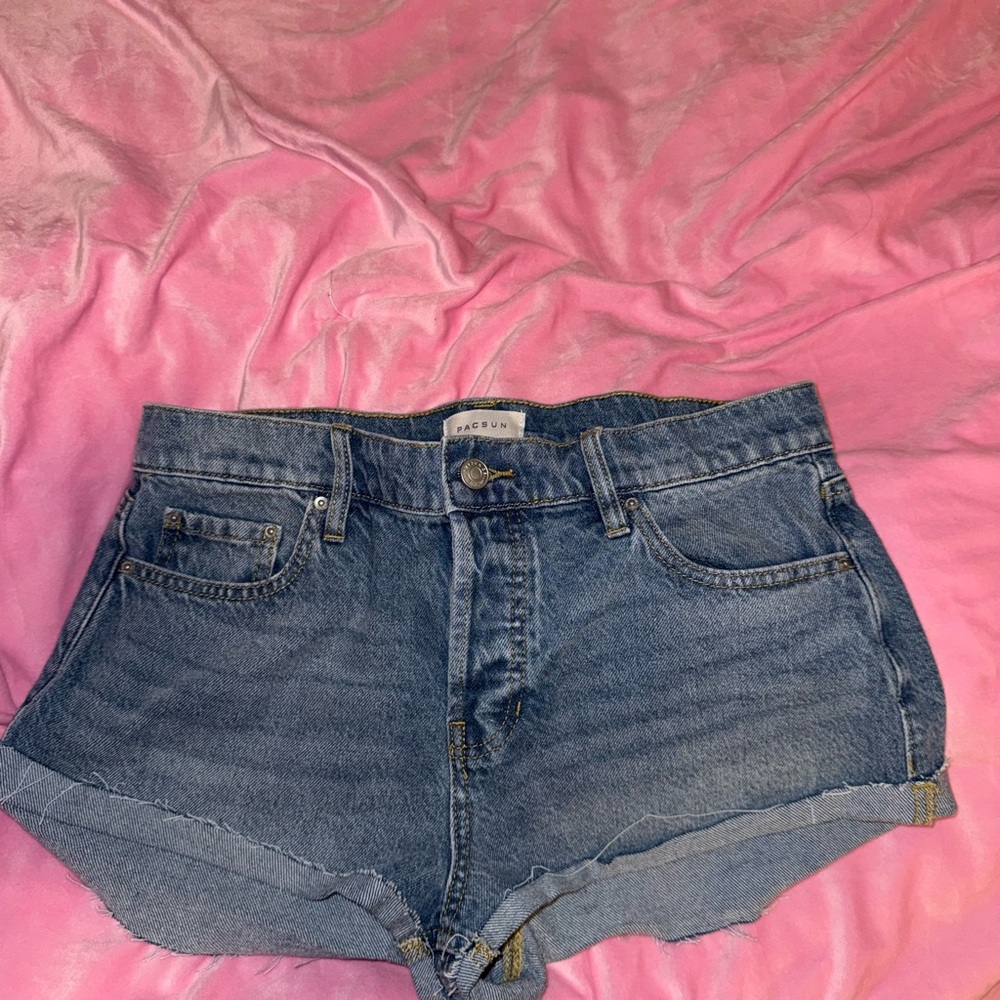 PacSun Women's micro Blue Jean Shorts (never worn)
